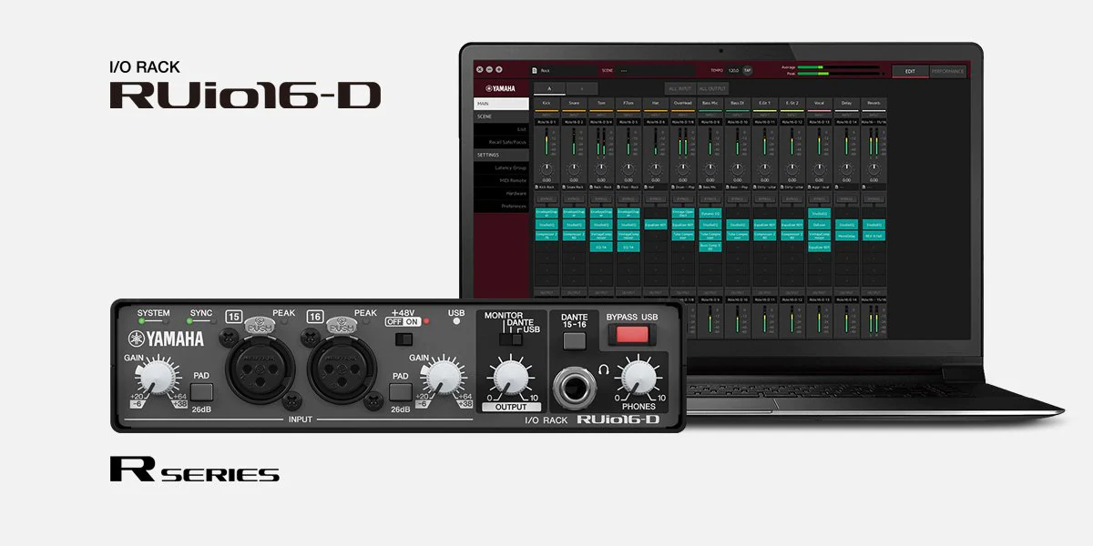 雅馬哈推出革新產品 RUio16-D，為基于 Dante 的音頻系統提供 VST3 插件