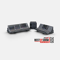 RIVAGE PM5和PM3數(shù)字混音系統(tǒng)，實(shí)力斬獲IBC 2020 Best of Show大獎(jiǎng)