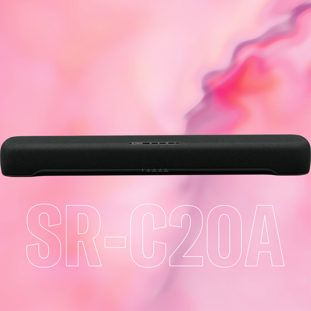 新款上市| 雅馬哈緊湊型回音壁SR-C20A，與眾不同，簡而精悍