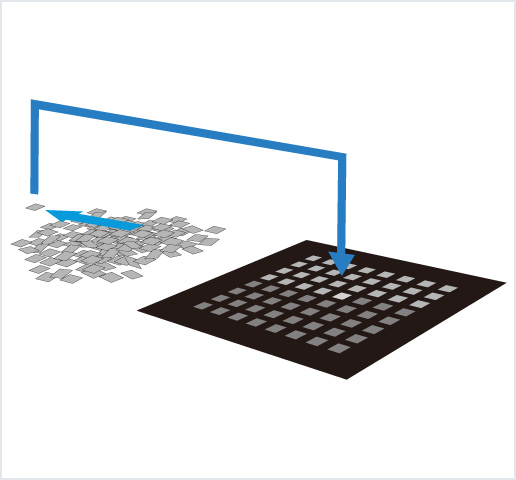 ［Image］Tray setter： 小尺寸單片用托盤排列機(jī)